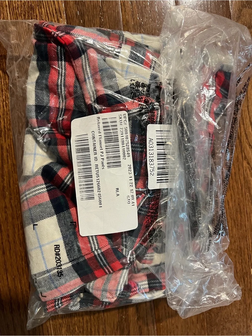 Gap Men’s Plaid Flannel Lounge PJ Pajama Pants 100% Cotton Size M